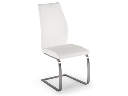 Irma Dining Chair - Brushed Steel White (2/Box)