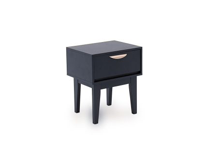 Luna Bedside Table - 1 Drawer - Blue