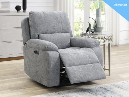 Knightsbridge Armchair Electric - Granite