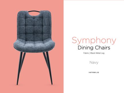 Symphony Dining Chair - Navy