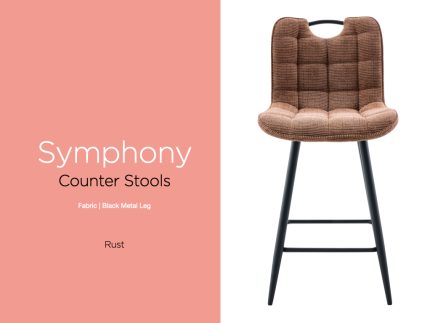 Symphony Counter Stool - Rust