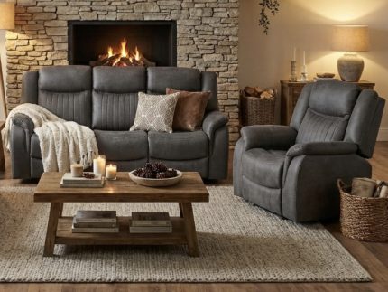 Darlington 3+1+1 Electric Suite - Grey