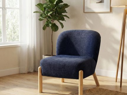 Alana Accent Chair- Denim Blue