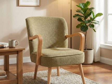 Eliza Accent Chair- Forest Green