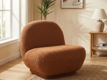 Maisie Accent Chair- Rust