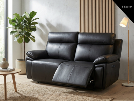 Ashby 2.5 Seater Electric - Black