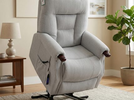 Astoria Dual Motor Lift & Tilt Chair- Silver