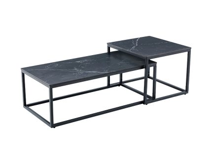Cody Coffee Table Set - Black