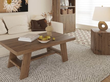 Massimo Coffee Table Wide - Cashew