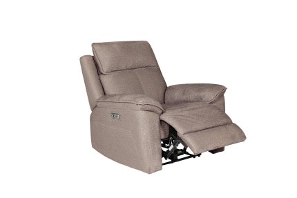 Blaine 1 Seater Electric Recliner - Latte (Nett)