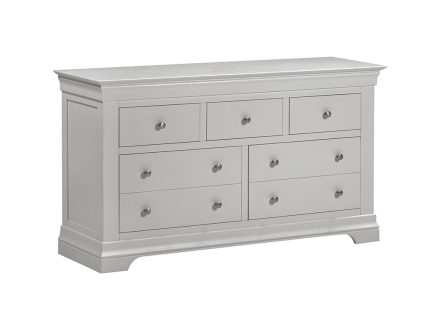 Bordeaux 3+2 Drawer Chest - Pebble Grey