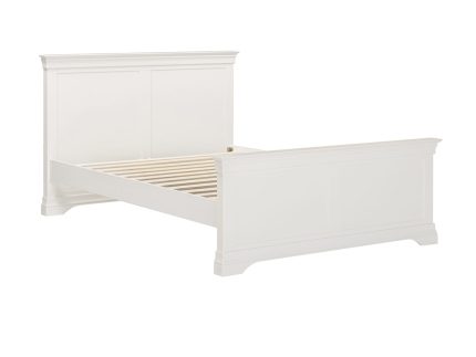 Bordeaux 4'6" Bed High Foot End - Ivory