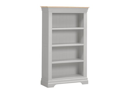 Bordeaux Bookcase - Pebble Grey/Oak