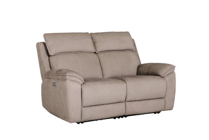 Blaine 2 Seater Electric Recliner - Latte (Nett)