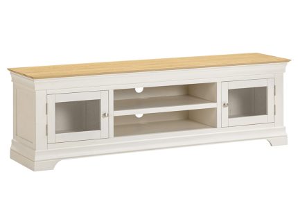 Bordeaux TV Stand - Ivory/Oak