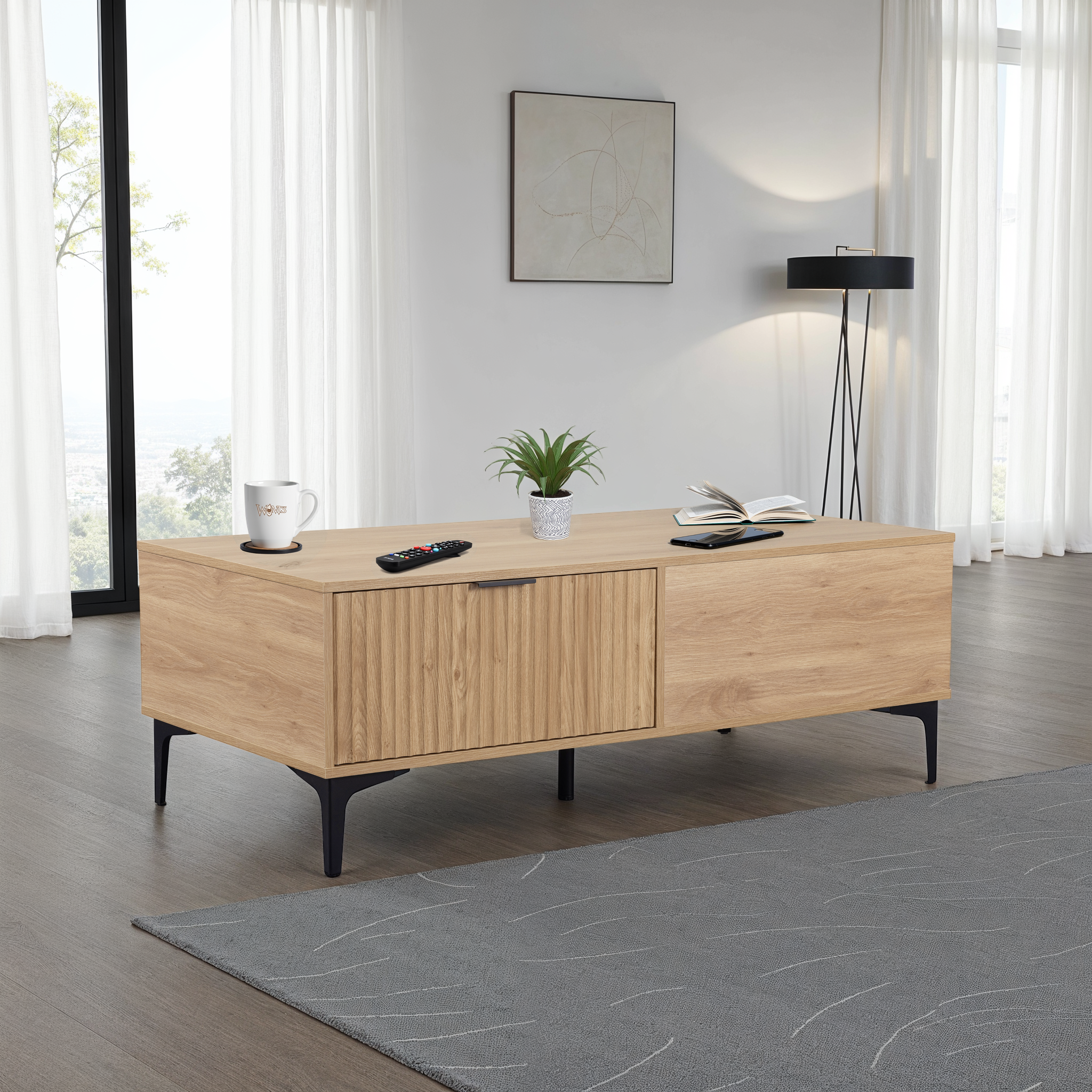 MIAMI-1-DRAWER-COFFEE-TABLE-OAK-EFFECTBLACK-2025-300-301-098-PR
