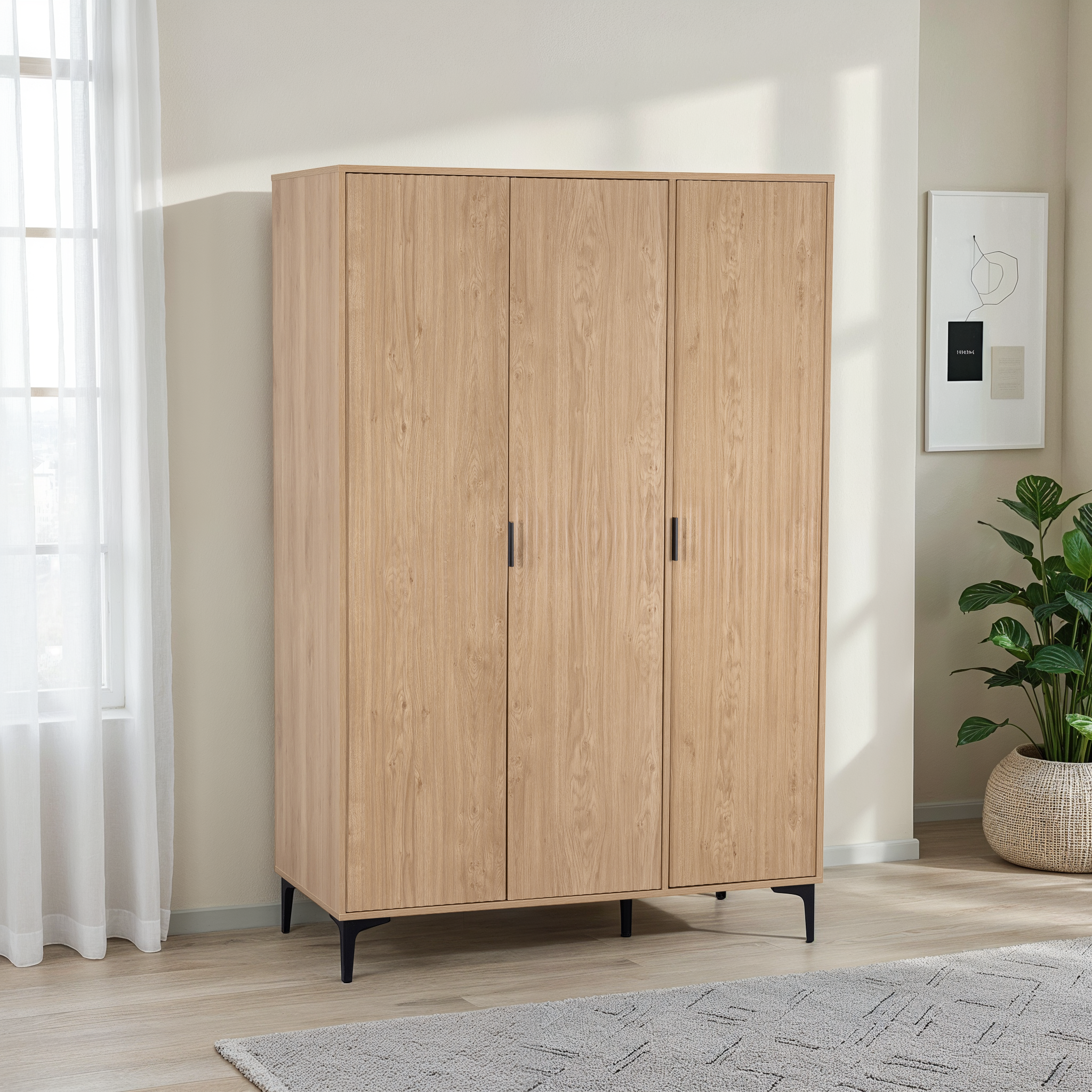 MIAMI-3-DOOR-WARDROBE-OAK-EFFECTBLACK-2025-100-101-243-PR