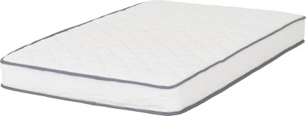 Yasmin 4' Small Double Roll-Up Mattress 18cm (Bonnel Spring) - White