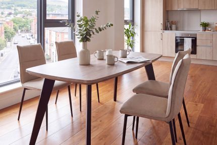 Keswick Dining Table 1600 - Latte