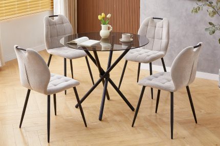 Orrin Dining Table 900 - Black
